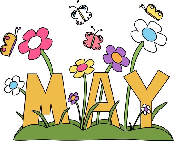 May Flowers Clipart.