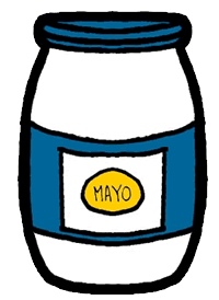 Mayonnaise Clipart.