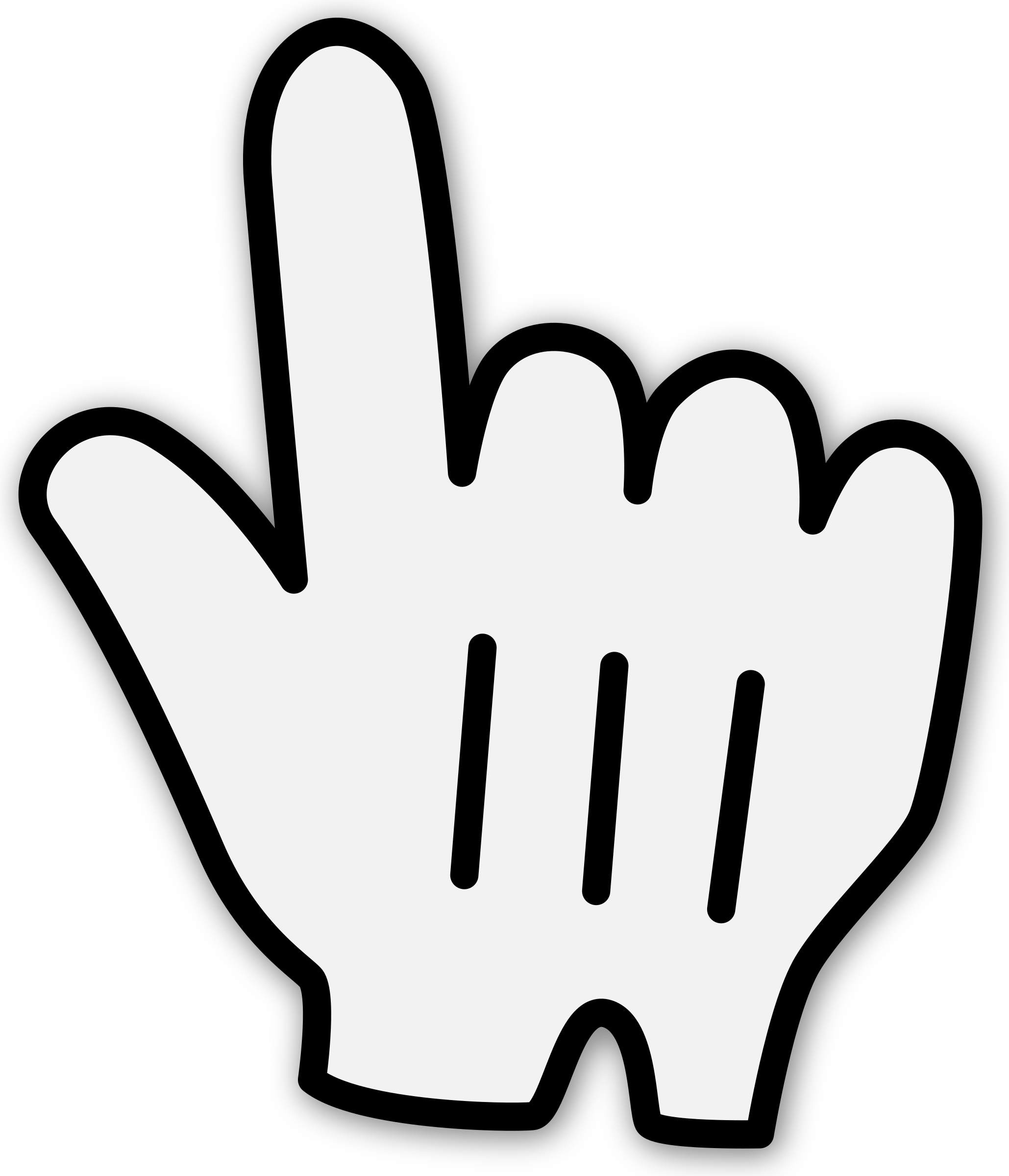 Computer Mouse Pointer Cursor Index Finger Computer.