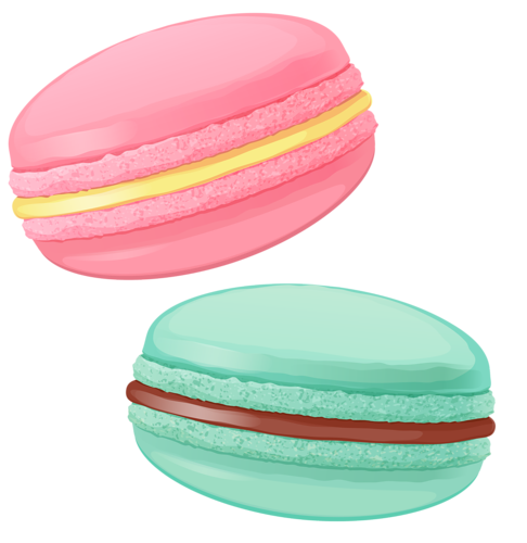 Cute Cliparts ❤ Macaroons shutterstock_195976880 [преобразованный.