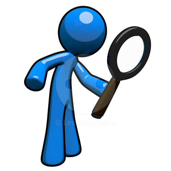 Magnify glass clip art.