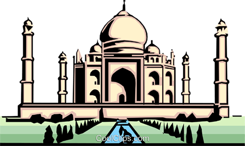 Taj Mahal Clipart, Taj Mahal Free Clipart.