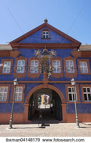 Stock Photograph of Franck House, Marktheidenfeld, Spessart.