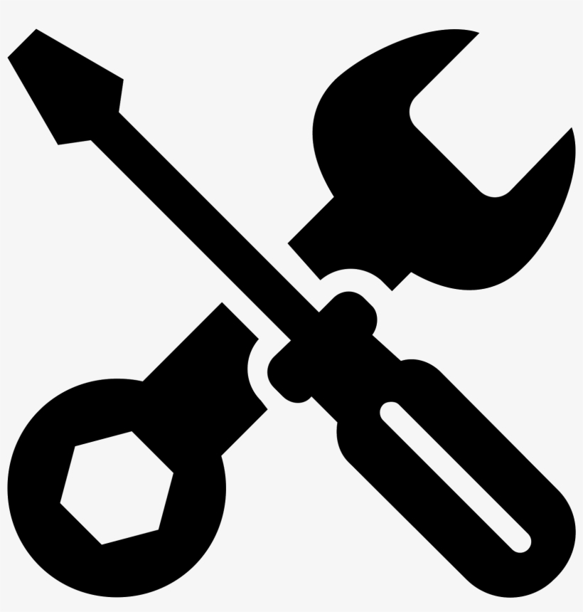 Clip Art Black And White Download Maintenance Icono.