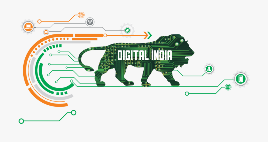 Digital India And Make In India , Transparent Cartoon, Free.