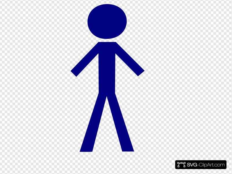 Man Men Stick Figure Clip art, Icon and SVG.