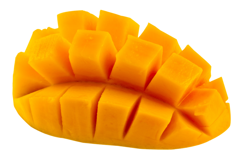 Sliced Mango Pieces PNG Vector PNG (1).