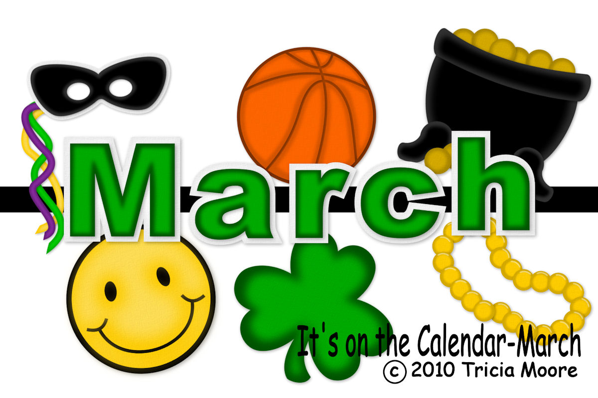 Similiar March Calendar Clip Art Keywords.