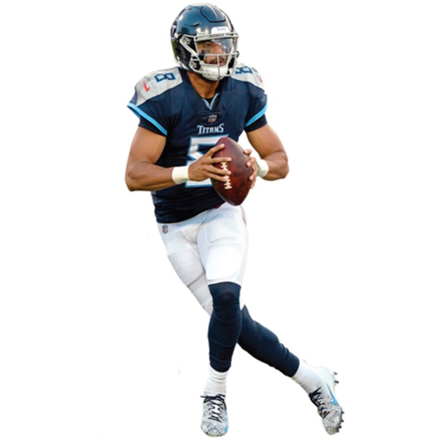 Fathead Marcus Mariota Tennessee Titans Life Size Removable Wall Decal.