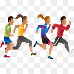 Marathon Running, Vector Png, Run, Runne #69246.