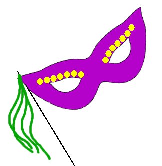 Cartoon Mardi Gras Mask Free Download Clip Art.