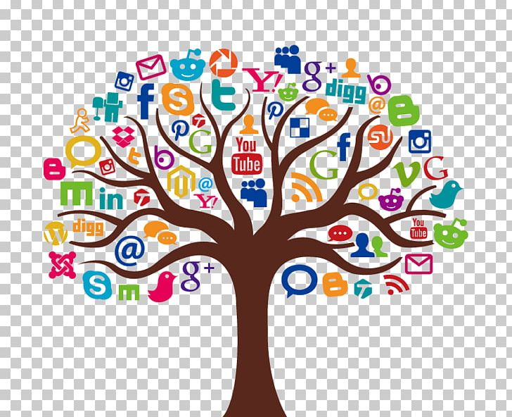 Social Media Marketing Icon PNG, Clipart, Area, Autumn Tree.