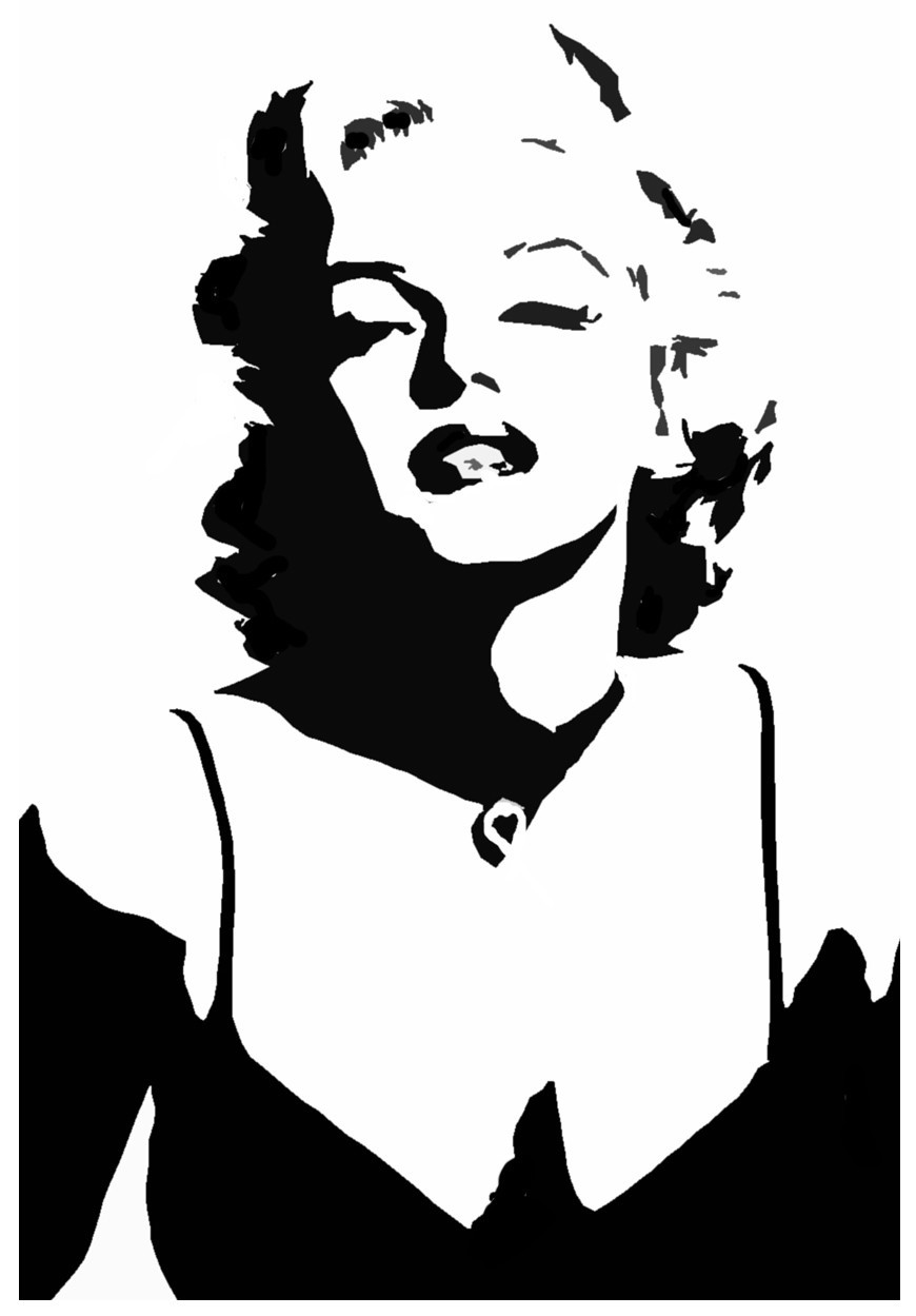 Marilyn monroe gangster clipart.