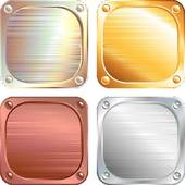 Clipart of Metal plates k6605151.