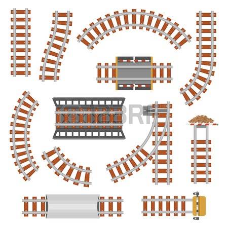 906 Metal Train Tracks Stock Illustrations, Cliparts And Royalty.