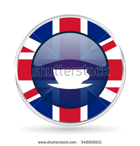 Mug English Flag Stock Images, Royalty.