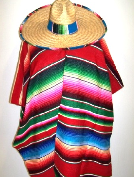 Authentic Mexican Poncho.