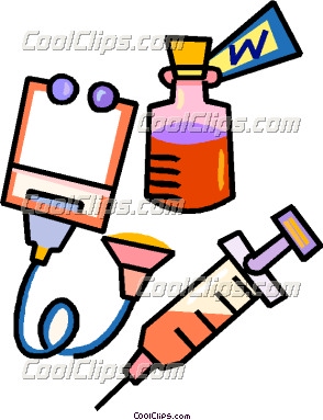 Medical Supplies Clip Art Borders.