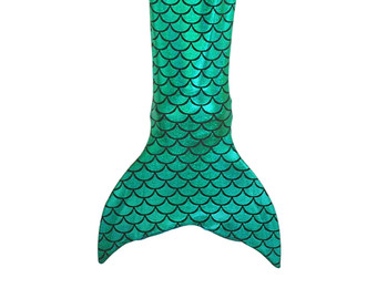 Mermaid tail clipart green.