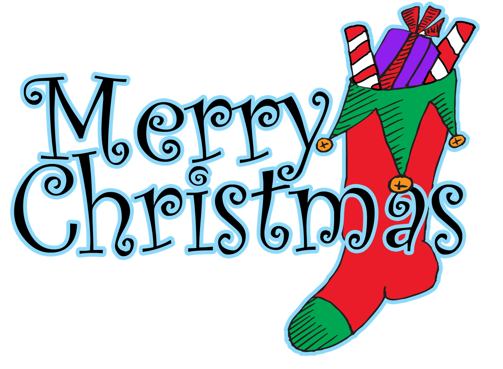 Merry Christmas Clip Art Words & Merry Christmas Clip Art Words.