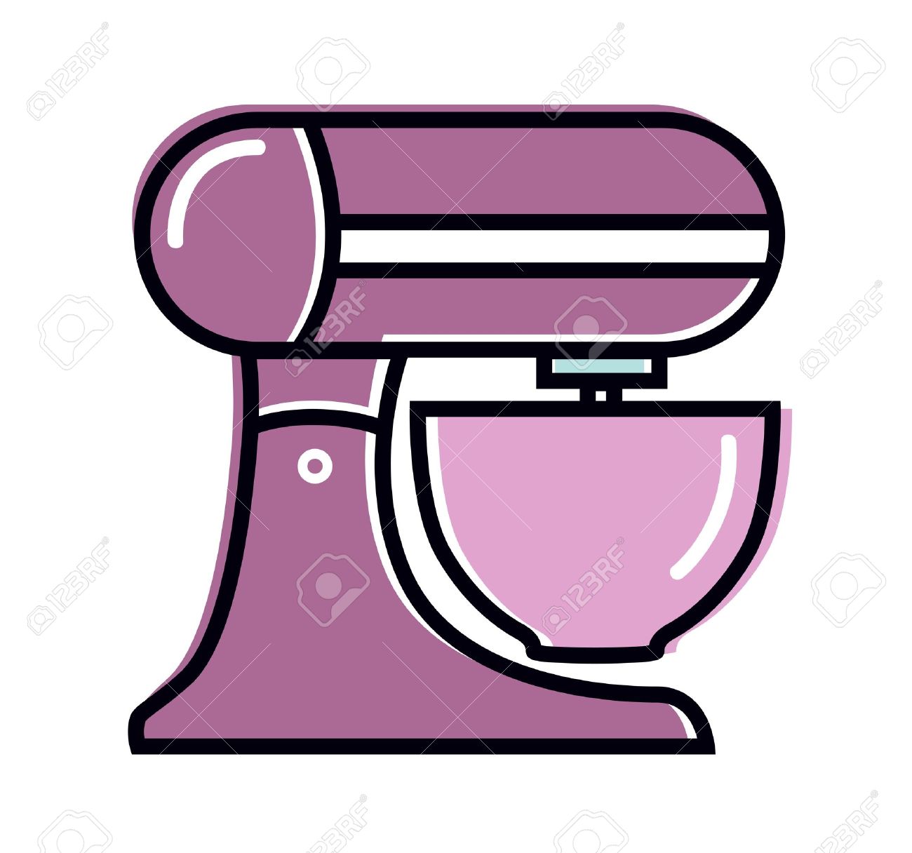 Cake mixer clipart.