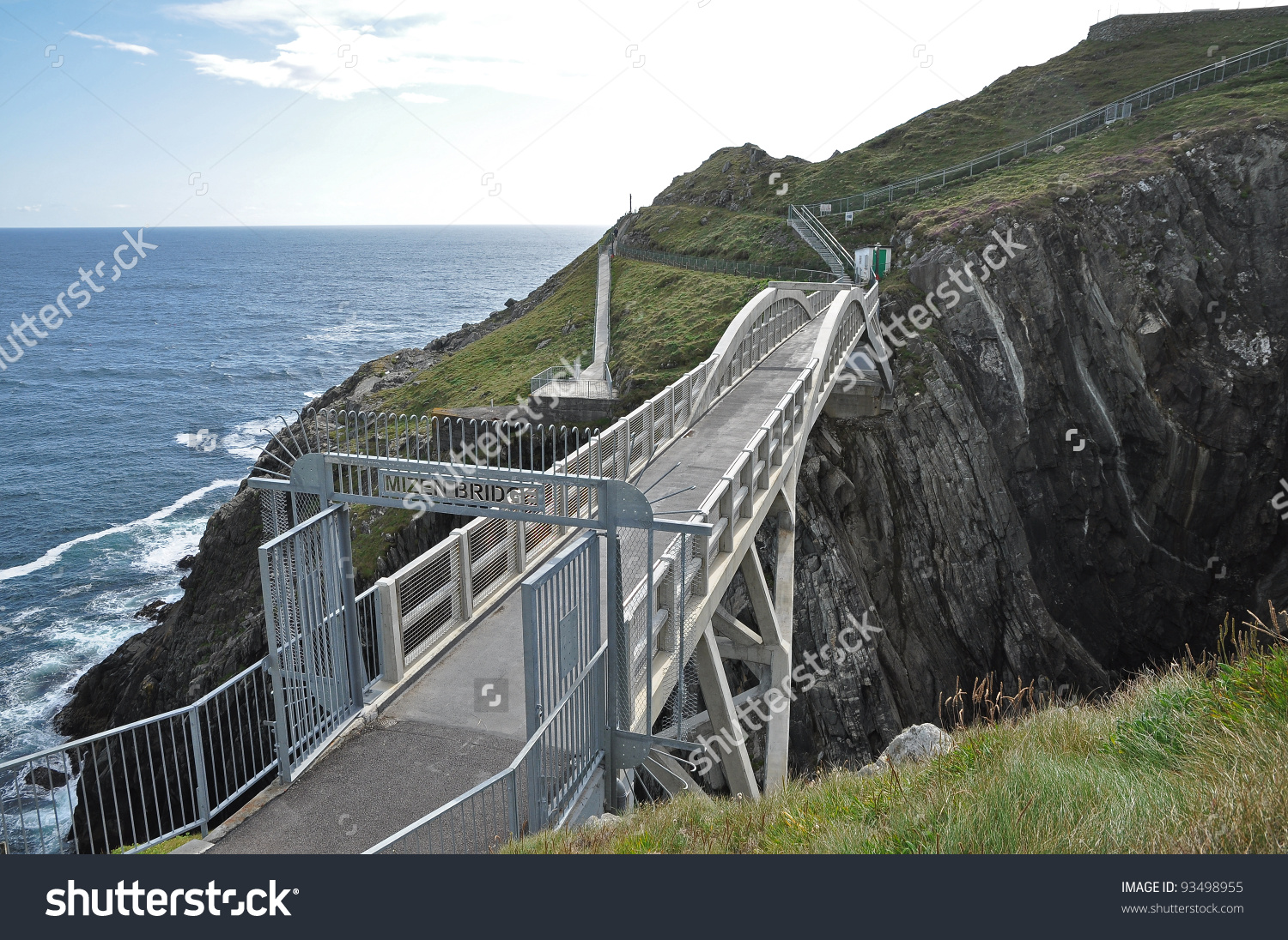 Bridge Mizen Head Co Cork Ireland Stock Photo 93498955.