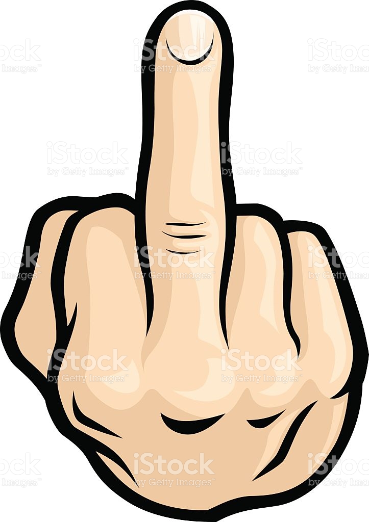 Middle Finger Clip Art.