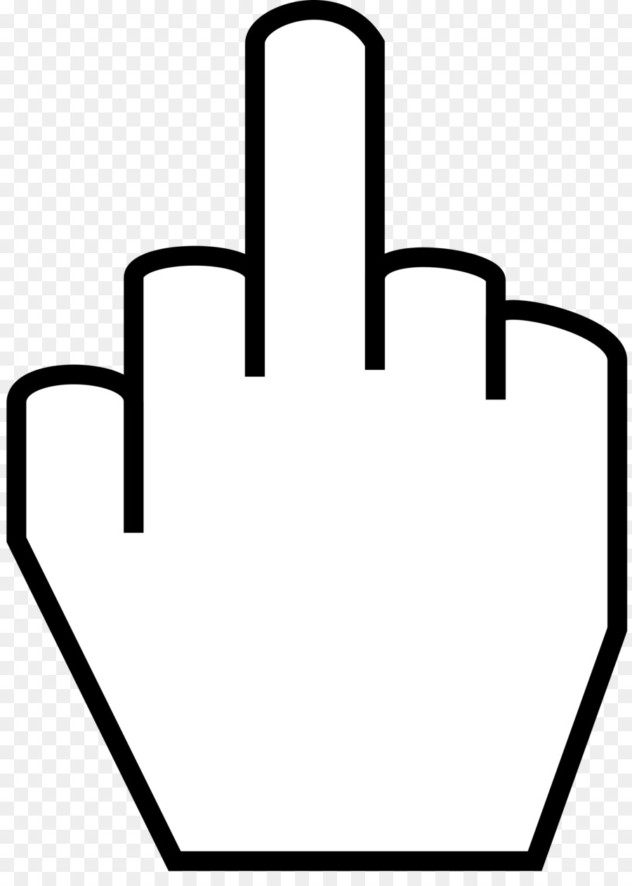 Middle Finger clipart.