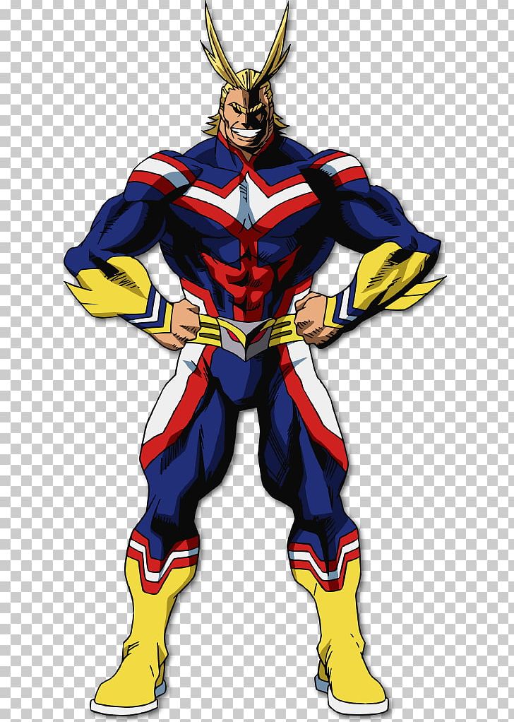 All Might Cosplay Costume My Hero Academia Clothing PNG.