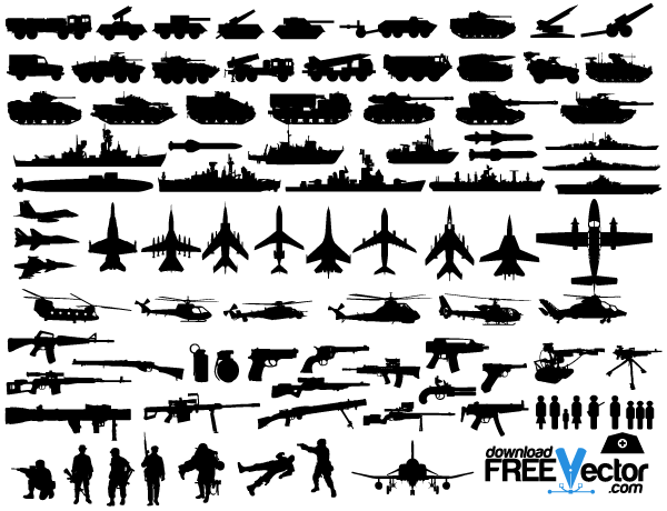 Military Vector Clip Art.