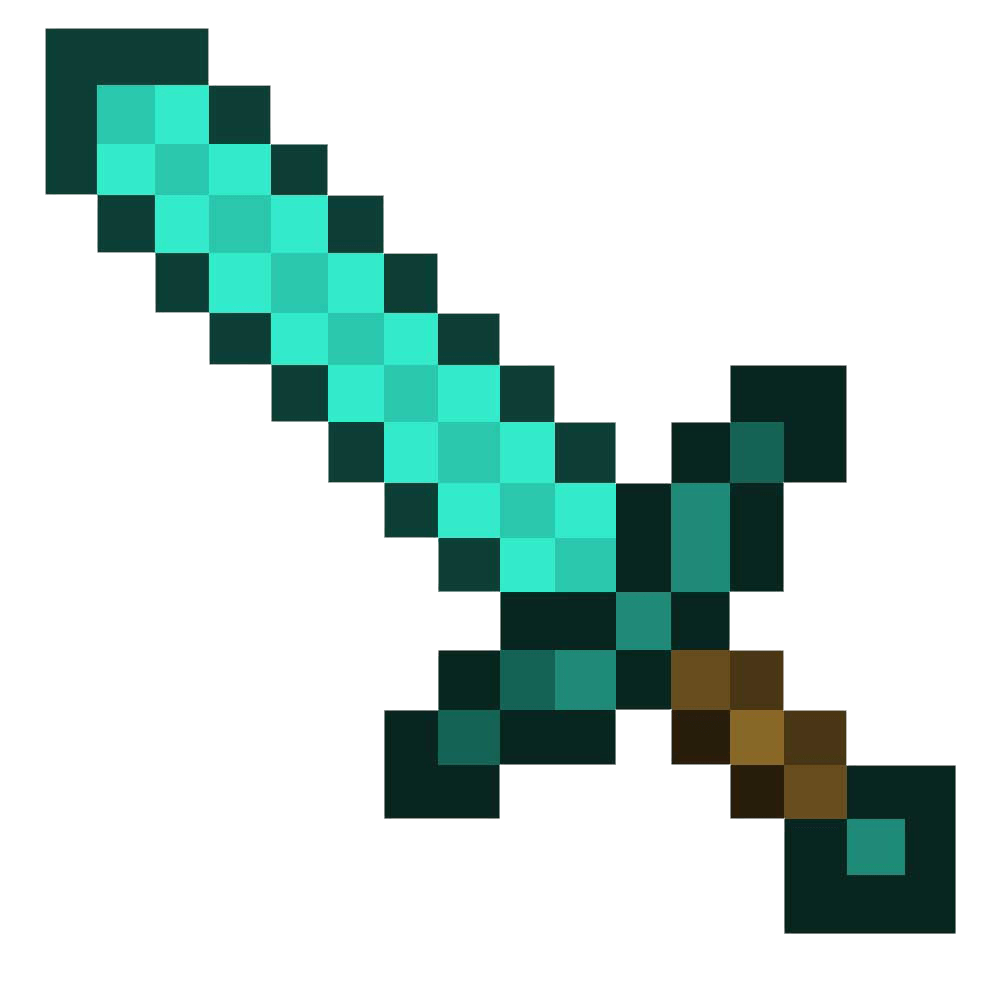 Sword Minecraft transparent PNG.