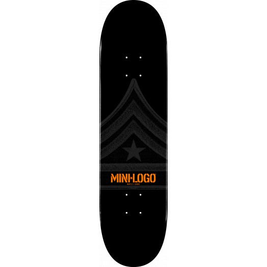 Mini Logo Quartermaster Skateboard Deck 191 Black.