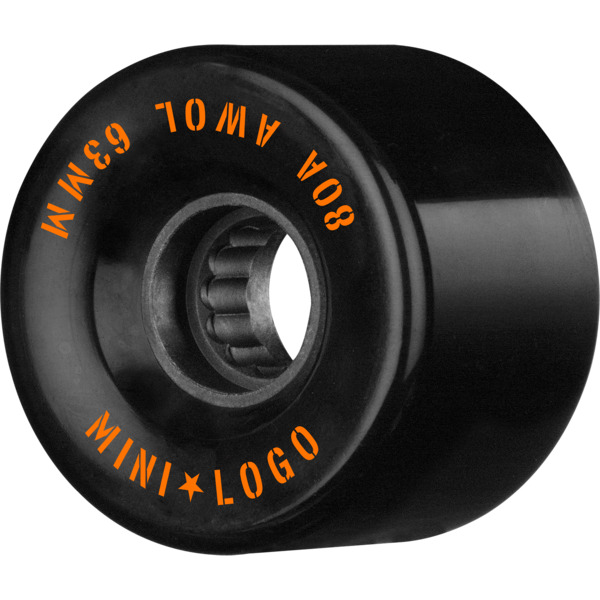 Mini Logo ATF A.W.O.L Black Skateboard Wheels.