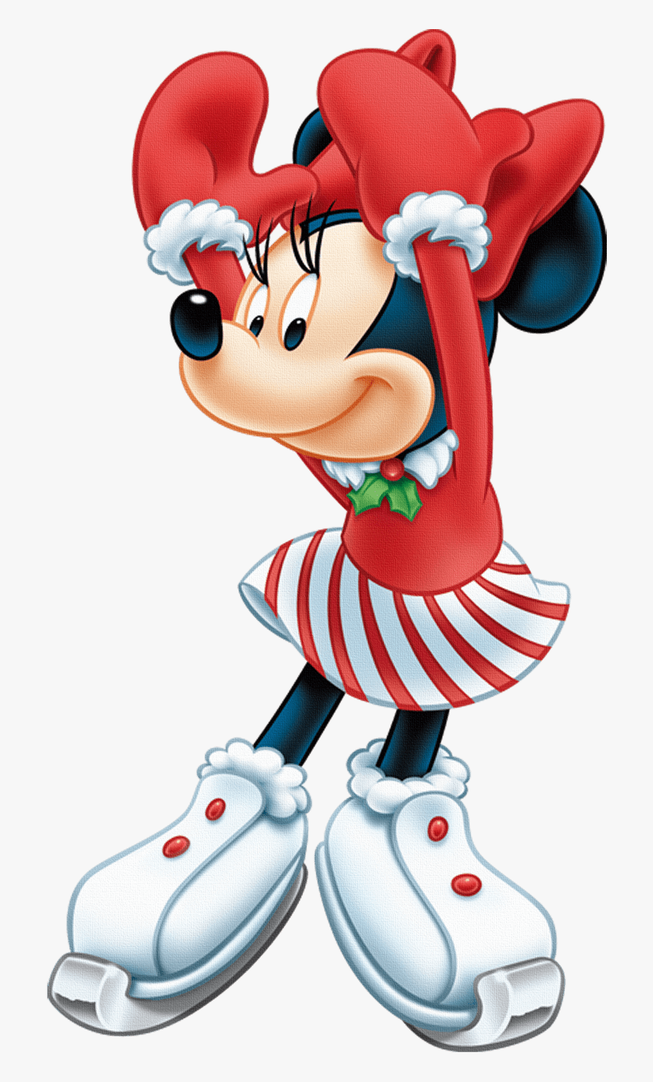 Disney Minnie Mouse Christmas Clip Art.