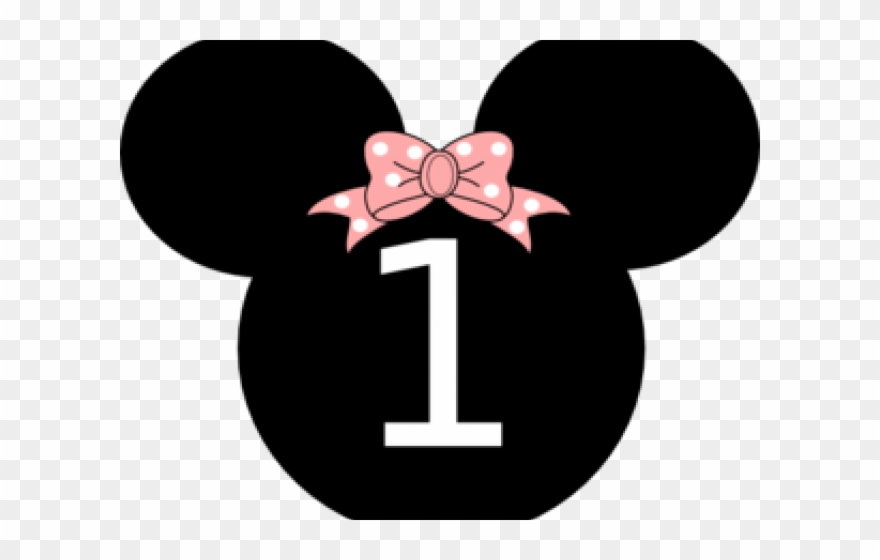 Minnie Mouse Clipart Number One.