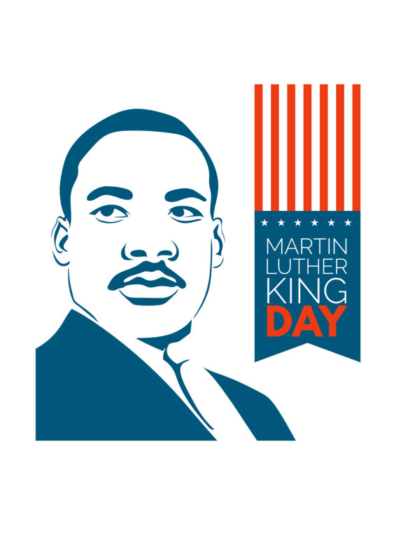 Martin Luther King Day Clipart.