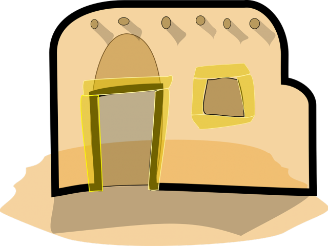 Adobe clipart mud hut, Adobe mud hut Transparent FREE for.