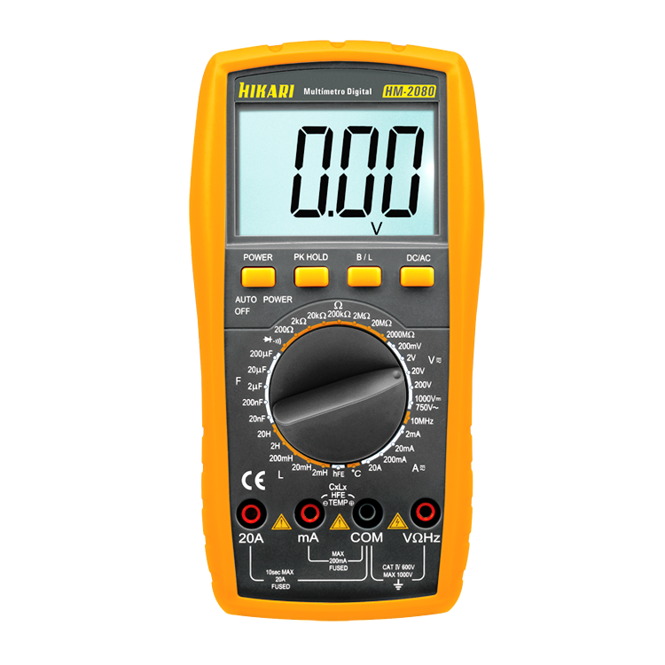 MULTÍMETRO DIGITAL PROFISSIONAL HIKARI (mede também INDUTÂNCIA e  CAPACITÂNCIA) HM.