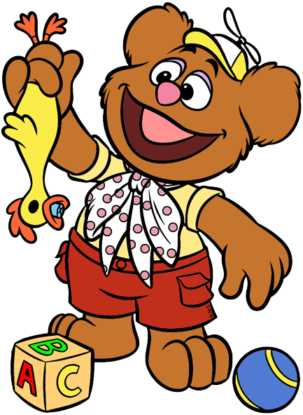 Disney Junior\'s Muppet Babies Clip Art.