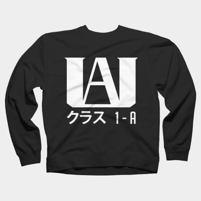 U.A. High School Class 1 A My Hero Academia Crewneck By Nadzar Design By  Humans.