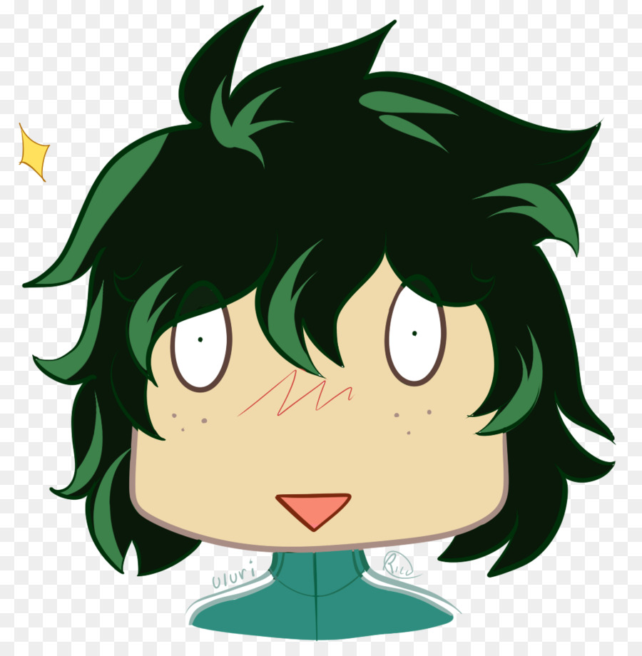 Deku My Hero Academia Cartoon Clip art.