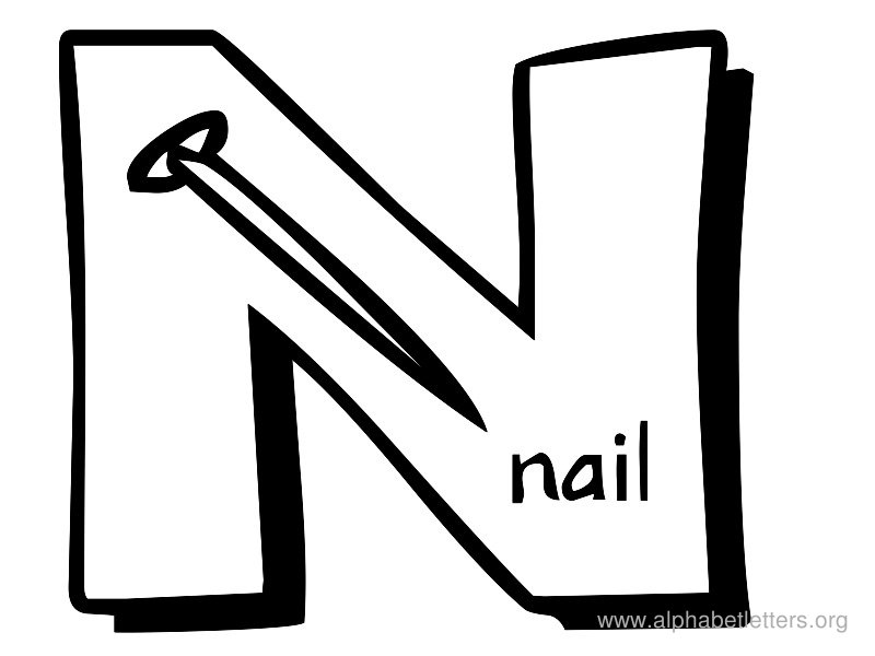 Letter N Clipart.