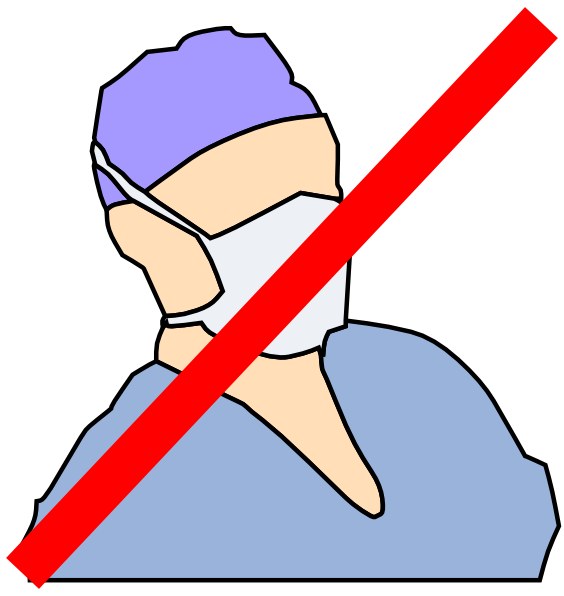 Doctor With Mask Not Available Clip Art at Clker.com.