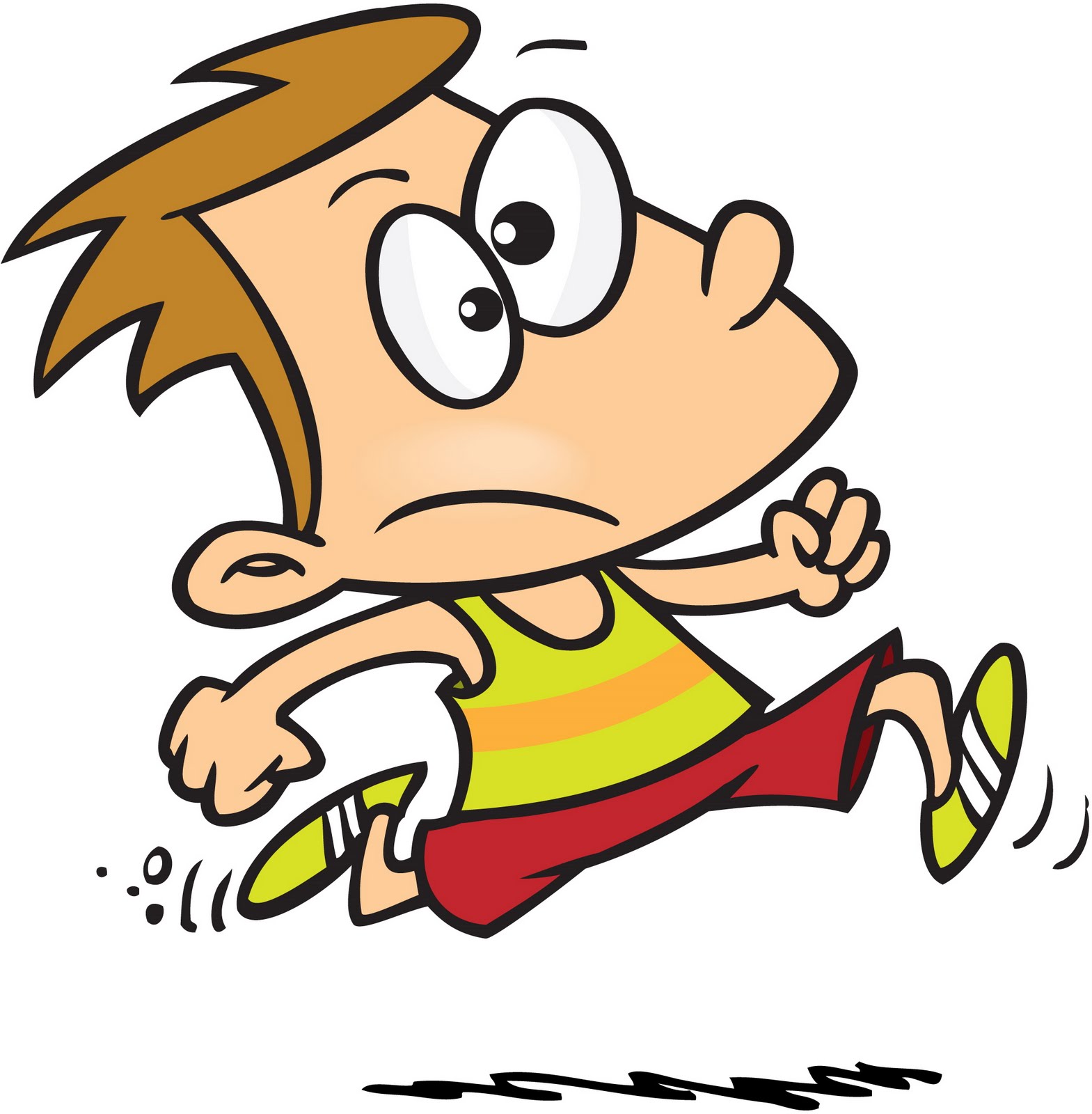 Pe class clipart running.