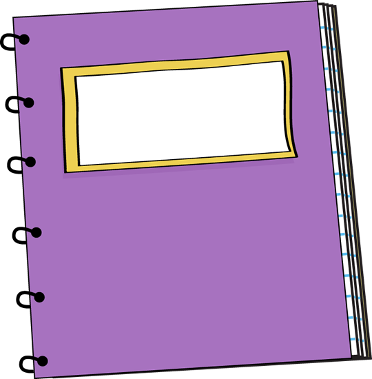 Notebook Clipart.