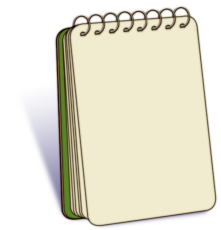 Gallery for free clip art notepads image #20798.