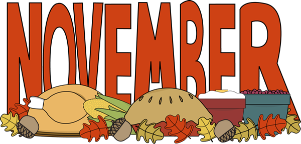 November Clip Art.