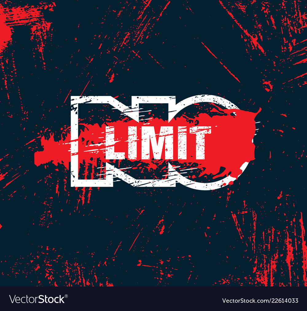 No limit creative inspiring motivation quote.