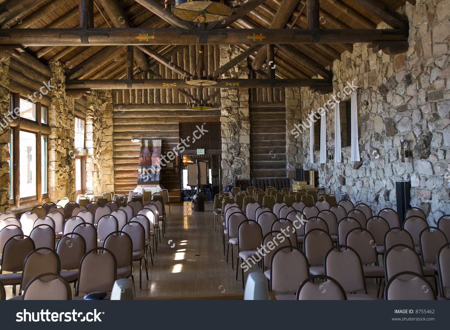 Interior View Of The Auditorium And Lecture Hall At The Lodge Of.