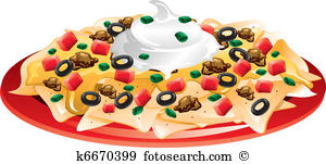 Nachos Clip Art Vector Graphics. 809 nachos EPS clipart vector and.